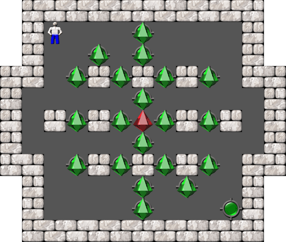 Sokoban Compact Catalysts level 127